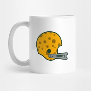 Retro Wisconsin Cheese Helmet - white Mug